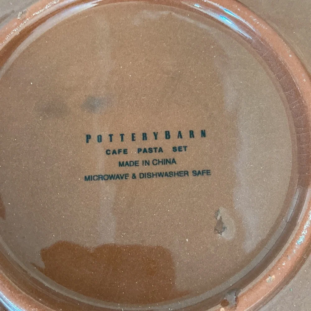 Pottery barn cafe pasta serving bowl